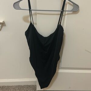 Toast swim suit from free people, black, size large!